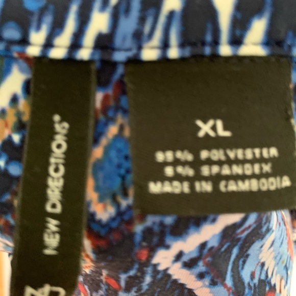 New Directions A-Line Dress, XL, Blue - Picture 3 of 11